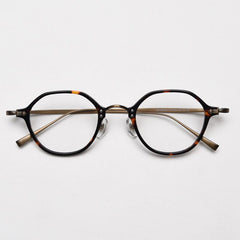 Eman Vintage Geometric Glasses Frame