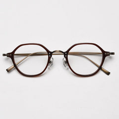 Eman Vintage Geometric Glasses Frame