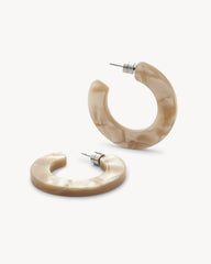 Kate Hoops in Sand Shell