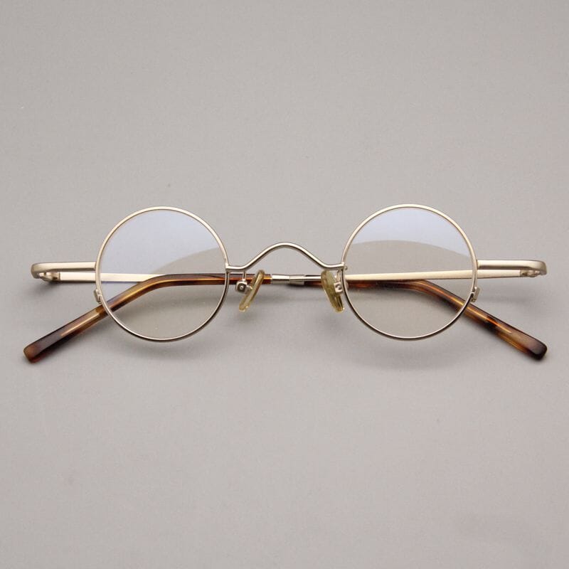 Monture de lunettes rondes de petite taille rétro Lance 