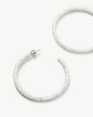 Large Hoops in Marble