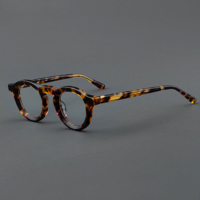 Gail Retro Round Acetate Glasses Frame