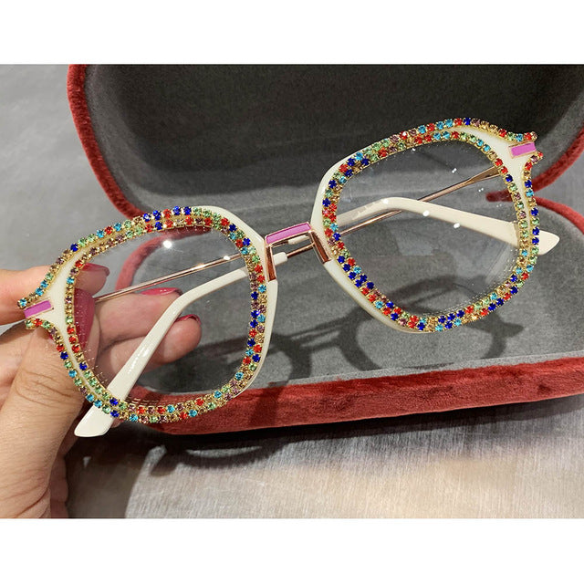 Danielle Vintage Strass-Brille