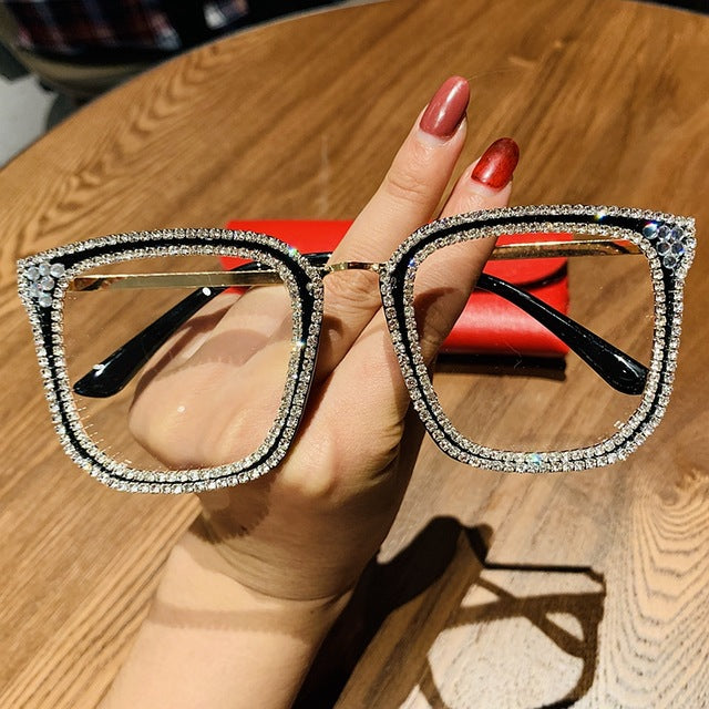 Danielle Vintage Strass-Brille