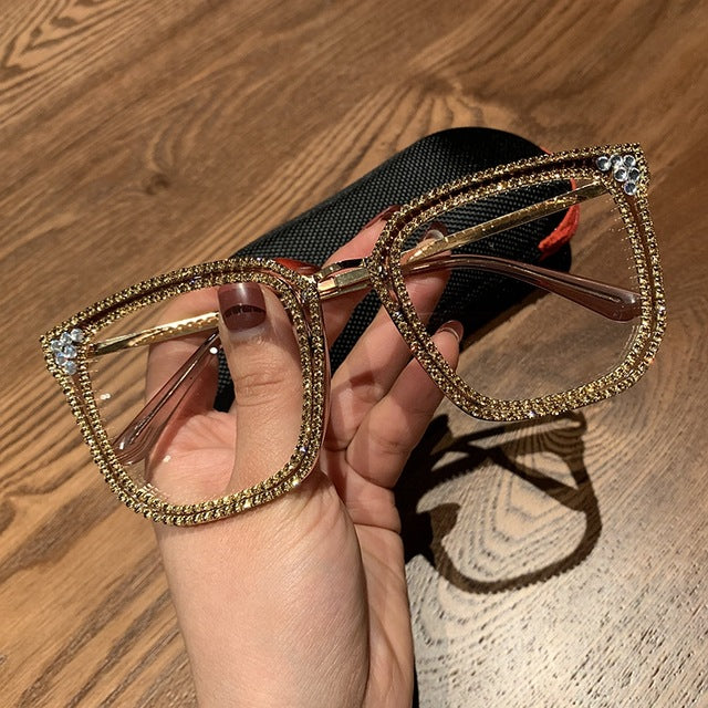 Danielle Vintage Strass-Brille