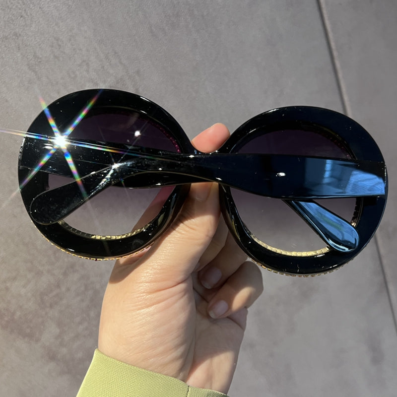 Harriet Bling-bling Round Sunglasses