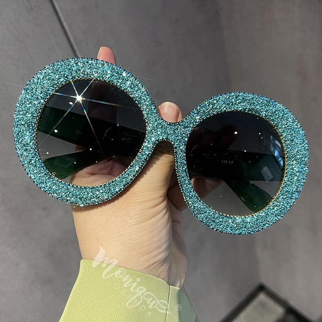 Harriet Bling-bling Round Sunglasses