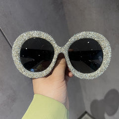 Harriet Bling-bling Round Sunglasses