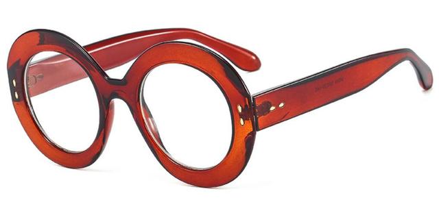 Annabelle Brand Large Round Eyeglasses Frame