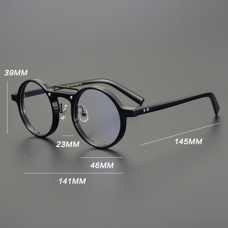 Van Vintage Round Acetate Optical Glasses Frame