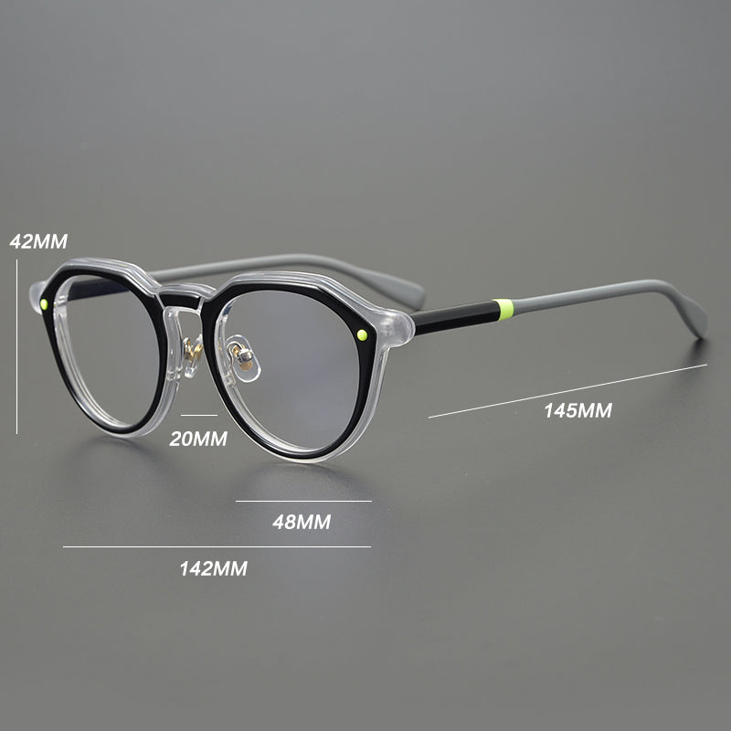 Kaylaa Vintage Acetat Brillengestell 