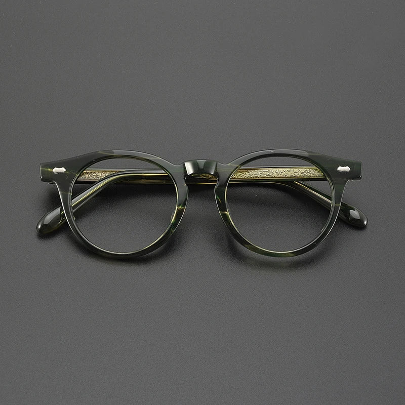 Monture de lunettes ronde en acétate vintage Wade 