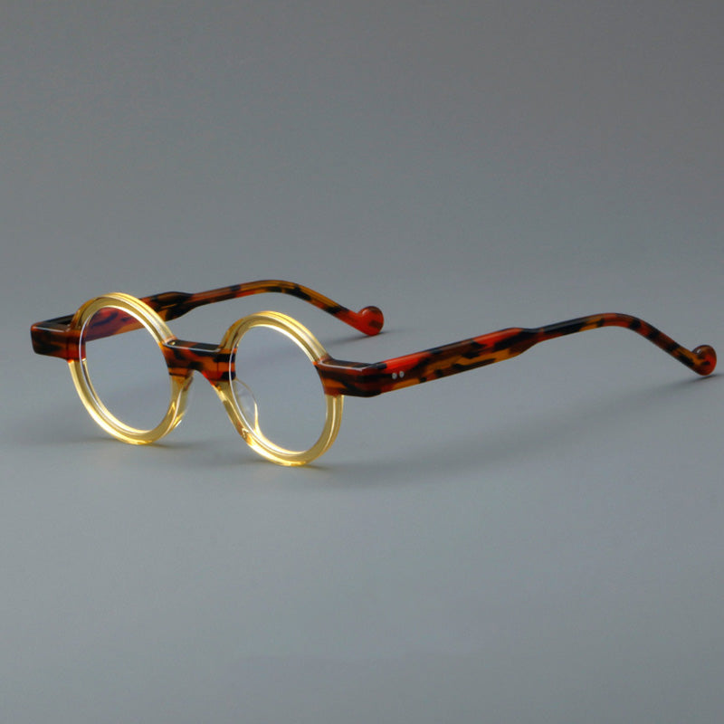 Monture de lunettes ronde en acétate vintage Veda 